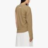 MM6 Maison Margiela Beige Matte Satine Brilliant T-shirt - Thumbnail Image 2