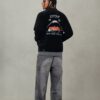 EVISU Giacca imbottita Souvenir in velluto vintage con vestibilità regolare - Thumbnail Image 7