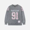 EVISU T-shirt a maniche lunghe con vestibilità regolare e stampa "91" e logo - Thumbnail Image 1