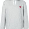 Comme Des Garçons Play Felpa con cappuccio con logo ricamato - Thumbnail Image 1