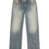 EVISU Jeans in denim regular fit con stampa gabbiano consumata - Thumbnail Image 1