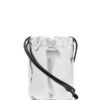 MM6 Maison Margiela Borsa a secchiello metallizzata - Thumbnail Image 1