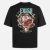 EVISU T-SHIRT VESTIBILITÀ REGOLARE CON STAMPE NINJA DARUMA E LOGO - Thumbnail Image 2