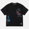 EVISU T- SHIRT GRAFFITI CON DISEGNO A MANO LIBERA DI DAICOCK E MULTI-TASCHE - Thumbnail Image 1