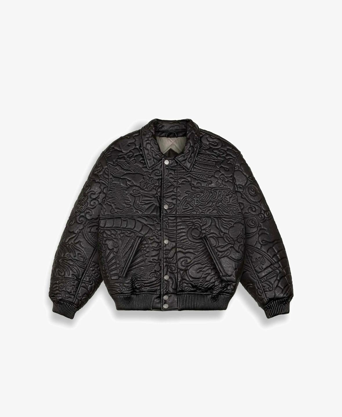 G.R.M.Y. sampas lather jacket - black