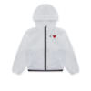 COMME DES GARÇONS PLAY X K-WAY GIACCA ZIP CON CAPPUCCIO - Thumbnail Image 1