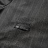 UMBRO Men's Formal Pinstriped Jacket Dark Grey - Thumbnail Image 4