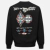 EVISU FELPA RELAX FIT CON STAMPA RUOTA DELLA SAGGEZZA E KAMON - Thumbnail Image 2