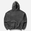 UMBRO Men's Fur Masked Hoodie Dark Grey - Thumbnail Image 4