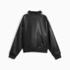 Puma T7 Pleather Bomber Jacket - Thumbnail Image 2