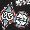EVISU FELPA RELAX FIT CON STAMPA RUOTA DELLA SAGGEZZA E KAMON - Thumbnail Image 3