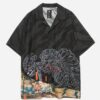 MAHARISHI CAMICIA CON COLLETTO CYBER SKELETON CAMP - Thumbnail Image 1