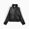 Puma T7 Pleather Bomber Jacket - Thumbnail Image 1
