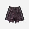UMBRO Men's Distressed Shorts Purple / Black - Thumbnail Image 2