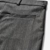 UMBRO Men's Formal Pinstriped Pants Dark Grey - Thumbnail Image 3