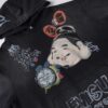 EVISU FELPA CON CAPPUCCIO STAMPATA GODHEAD - Thumbnail Image 2