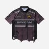 UMBRO Men's Distressed Spycam Polo Purple / Black - Thumbnail Image 1