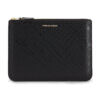 Comme Des Garçons Wallet Pouch con logo in rilievo - Thumbnail Image 1