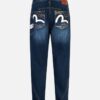 EVISU JEANS ADERENTI CON STAMPA 3D DI GABBIANO E LOGO - Thumbnail Image 1