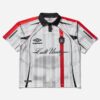 UMBRO Men's 01 03 Polo White / Red - Thumbnail Image 1