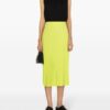 MM6 Maison Margiela Gonna midi plissettata - Thumbnail Image 2