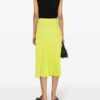 MM6 Maison Margiela Gonna midi plissettata - Thumbnail Image 3