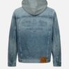 EVISU GIACCA IN DENIM CON STAMPA IN RILIEVO DI GABBIANO E LOGO - Thumbnail Image 2