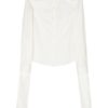 MM6 Maison Margiela camicia di cotone a doppia manica - Thumbnail Image 1
