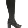 MM6 Maison Margiela Stivali al ginocchio in pelle - Thumbnail Image 1