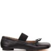 MM6 Maison Margiela Ballerine in pelle con motivo Anatomic Numbers - Thumbnail Image 1