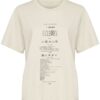 MM6 Maison Margiela T-shirt in cotone con stampa etichetta - Thumbnail Image 1