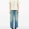 MM6 Maison Margiela T-shirt in cotone con stampa etichetta - Thumbnail Image 2