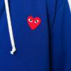 Comme Des Garçons Play Felpa con zip e cappuccio - Thumbnail Image 2