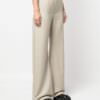 MM6 Maison Margiela Pantaloni svasati a vita alta - Thumbnail Image 2