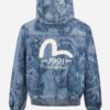 EVISU GIACCA IN DENIM CON CAPPUCCIO E STAMPA LASER FISHERMAN GODHEAD - Thumbnail Image 7