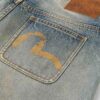 EVISU Jeans in denim regular fit con stampa gabbiano consumata - Thumbnail Image 3
