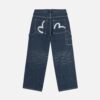 EVISU Jeans cargo larghi con stampa gabbiano consumata - Thumbnail Image 2