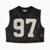 PUMA X ROSÉ Top in mesh dal taglio morbido da donna - Thumbnail Image 1