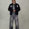 EVISU Giacca imbottita Souvenir in velluto vintage con vestibilità regolare - Thumbnail Image 6