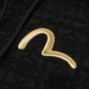EVISU FELPA CON CAPPUCCIO RELAX FIT CON RICAMO SEAGULL E KAMON JACQUARD - Thumbnail Image 5