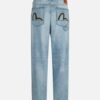 EVISU-JEANS RELAX STRAIGHT FIT LAVATI CON DESIGN A 7 TASCHE - Thumbnail Image 1