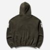 UMBRO Men's Manchester Masked Hoodie Dark Olive - Thumbnail Image 2